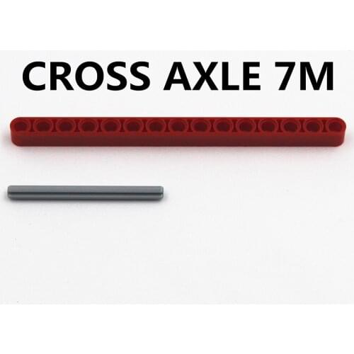 Self-Locking Bricks free creation of toy Technic CROSS AXLE 7M 20Pcs compatible with Lego 4211805