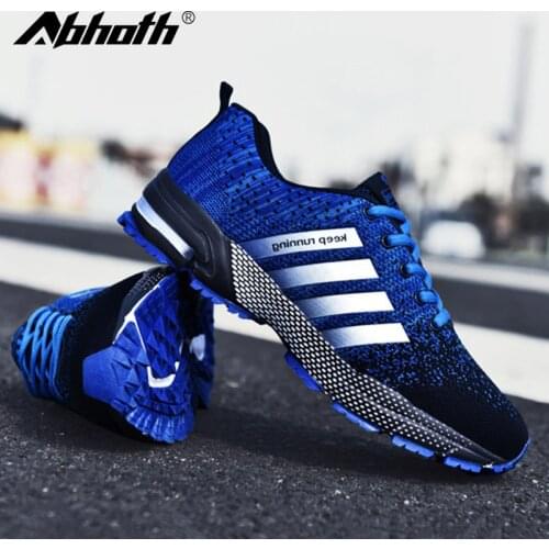 Abhoth Men Sneakers Mesh Breathable Casual Men Shoes Comfortable Non-Slip Stable Shock Absorption Light Women Shoes Basket Homme