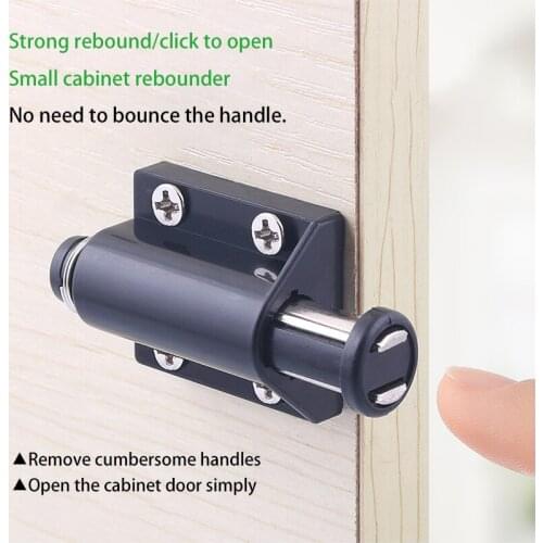 Rebounding Magnetic Drawer Latch Door Closer Furniture Hardware Cabinet Catches Door Stopper for Wardrobe/Kitchen Cupboard