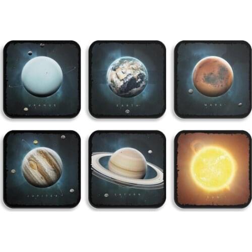 Planets Series 6'lı Coaster Set decorative objects Декоративные элементы Objetos decorativos