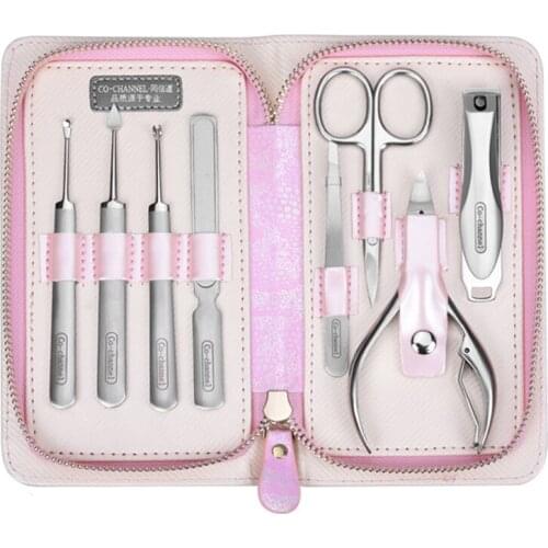 Stainless Steel Manicure Set Nail Clippers Ingrown Nail Nippers Kits With Professional Pedicure Pliers Correction Tool