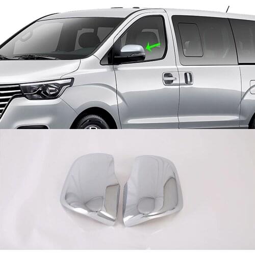 New Car Accessories Rear View Mirror ABS Chrome Door Mirror Cover For Hyundai H-1 2019 Model Exterior Decorative Car Styling