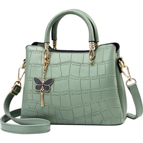 Autumn Winter New Handbag Tote Bag Messenger Bag Fashion Large Ladies Shoulder Bag Exquisite Butterfly Decoration Womens Bags