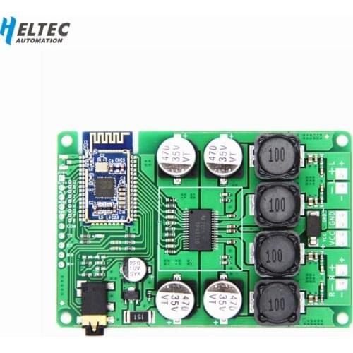 Bluetooth 5.0 Power Amplifier Board 2x30W/20W Support AUX Audio input Support Serial Command to Change the name password