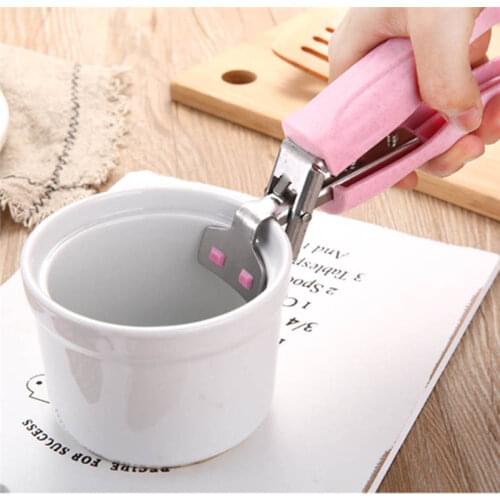 Silicone Handle Hot Bowl Holder Dish Clamp Pot Pan Gripper Clip Hot Dish Plate Bowl Clip Retriever Tongs Kitchen Tool