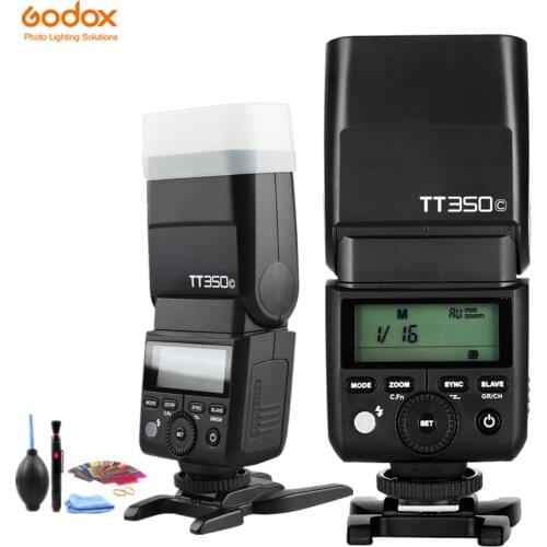 Godox TT350C Flash DC flitser GN36 2.4G TTL Flash Speedlite + X1T-C Trigger for Canon 500d 450d 7d 5d Mark III camera etc