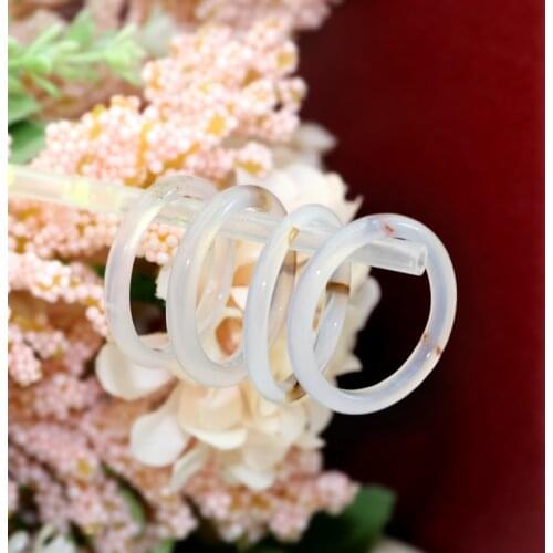 Jewelry personality fashion ring gift couple Ring natural black texture mens and womens handmade brand jewelry