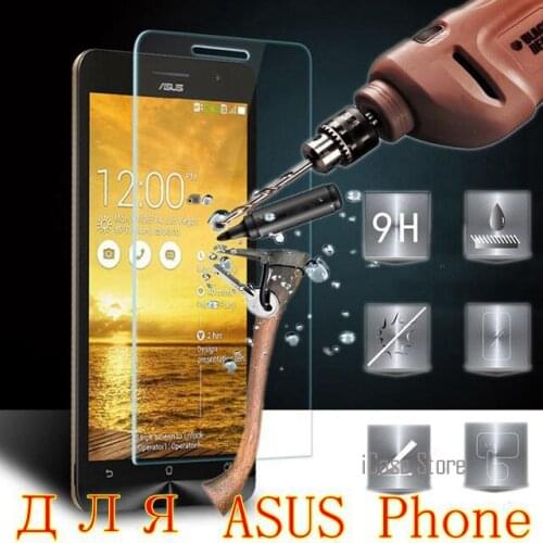 Tempered Glass For Asus C GO ZenFone 2 Laser Ze601KL A400CG A450CG A501CG A600CG Selfie Live Zc520TL Ze500CL zoom deluxe pegasus