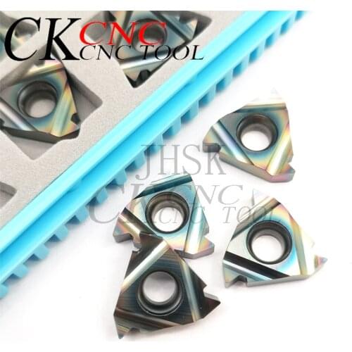 10pcs 16IR 3.0ISO P8090U 16ER 3.0ISO P8090U Thread carbide insert cutter lathe turning tools Threading Blade 16IR/ER 3.0ISO