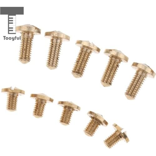 10pcs Alto Tenor Soprano Saxophone Sax Screws for Woodwind Repair Parts