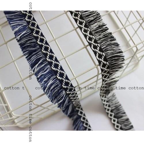 5yards/lot Tassel Trim 3cm wide Sewing Accessory Fringed webbing Lace ribbon in morden style accessory for bag garment