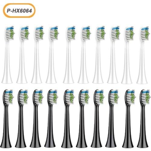 8pcs HX6064 sonic toothbrush replacement heads toothbrush electric for Ph Sonicare diamond clean hx9044 9024 6054 6024