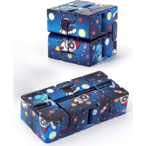 Antistress Infinity Magic Cubes Space Children Adult Office Autism Finger Stress And Anxiety Relief Toys Hand Puzzle Cubeds 2021