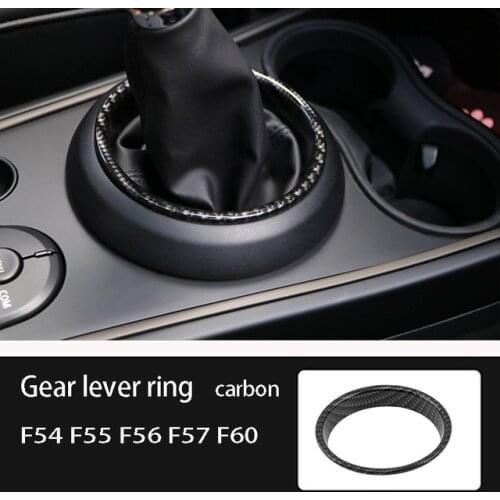 Car Gear Lever Shift Panel Ring Decoration Cover Accessories For-BMW Mini Cooper S F54 F55 F56 F57 F60 Countryman