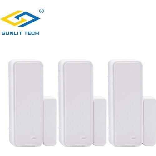 Wireless Door Window Open and Close Sensor 433MHz Wifi APP Control Contact Magnet Access Detector For Home Burglar Security