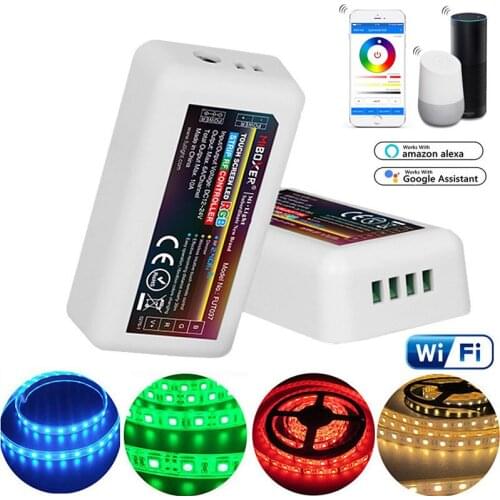 MiBoxer 2.4G RF Wireless Dimmer RGB LED Strip Controller ; Single Color/CCT/RGB/RGBW/RGB+CCT LED Strip Dimmer Controller