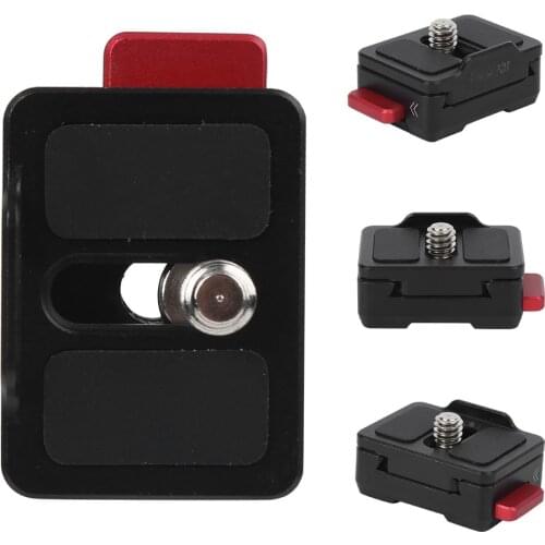 Monitor Quick Release Plate 1/4 Inch Screw Hole Fixed Mount Universal Photography for LCD Monitor Magic Arm LED Light Camera rig