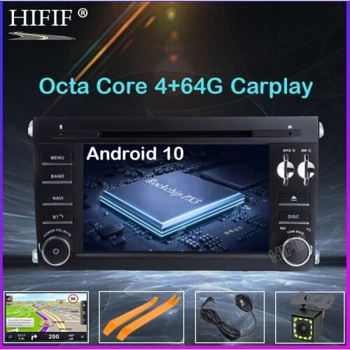 DSP Octa Core 7'' HD Android 10 Car DVD Player for Porsche Cayenne 2003-2010 With Bluetooth Head unit 4GB RAM 32GB ROM 4G Wifi