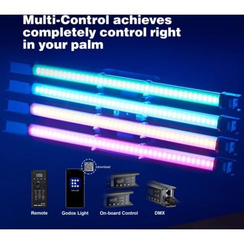 Godox TL60 Tube Light Rgb Handheld Led Video Light Remote App Led Handheld Stick Light Photography Light Rgb Ice Light