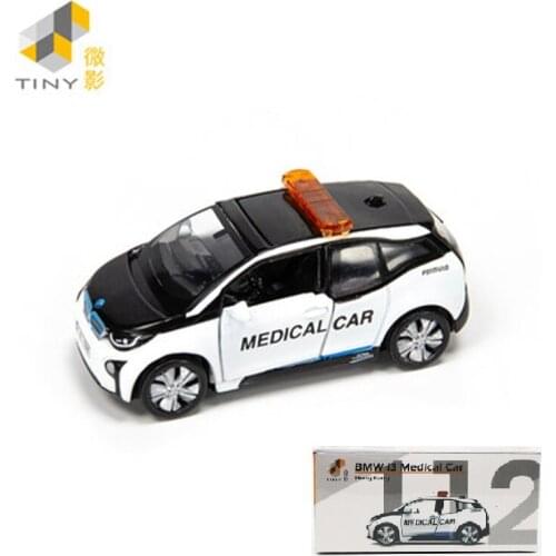 Tiny 1:64 i3 Medical Vehicle Diecast Model Car