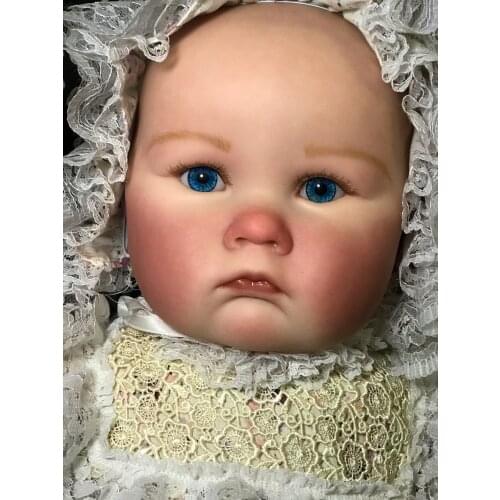 25inch Reborn Doll Kit Charlotte Pouplar Toddler Dolls Unpainted Unfinished Doll Parts with Certificate Handmade Doll Bebe Toys