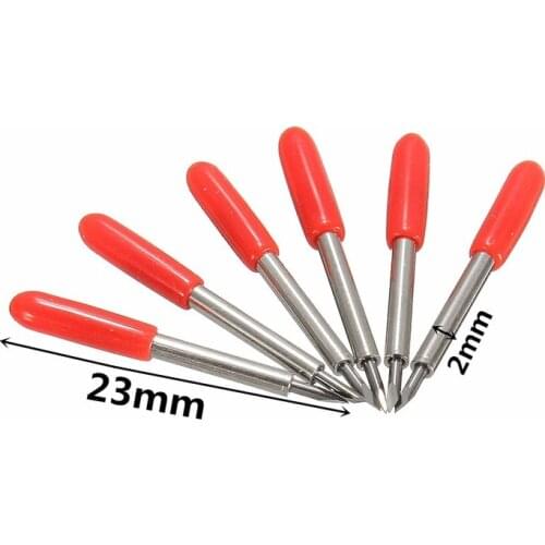 XNEMON 30PCS 45 Degree Roland Lettering Knife Cutting Plotter Blades Tool for Vinyl Cutter Blade Holder Engraving Tools