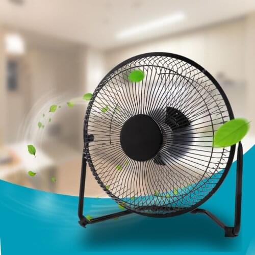 LILENG LILENG 6" 8" 10" Large Black All Metal Electric Rotating USB Powered 18650 Battery Powered Desktop Fan 100% brand new and