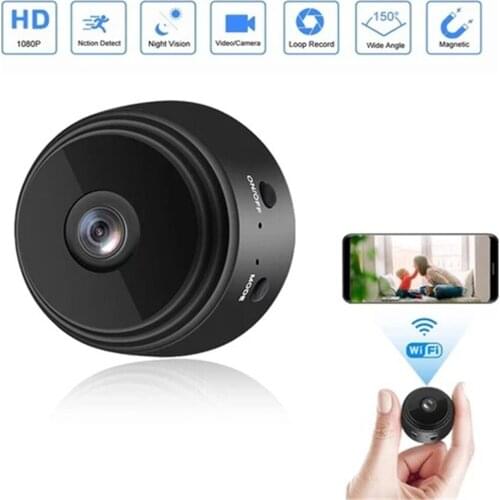 Mini Camera Wireless Wifi IP Home Security 1080P DVR Night Vision Remote Control