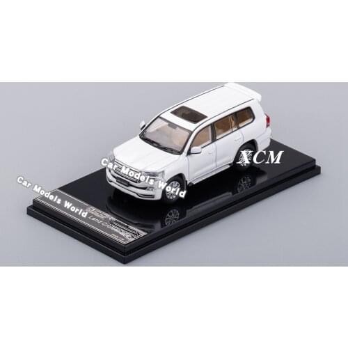 Diecast Car Model G.C.D. LC200 RHD (White) 1:64 + SMALL GIFT