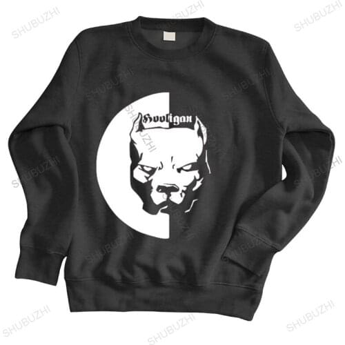 Men streetwear sweatshirt Soccer Hooligan Pit Bull hoodies Cartoon hoodies brand hoodie drop shipping