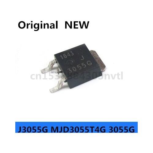 Original 5PCS/ MJD3055T4G 3055G 10A/60V TO-252