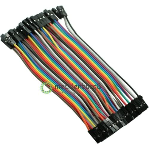 40pin dupont cable jumper wire dupont line female to female dupont line 10cm 1P diameter:2.54mm