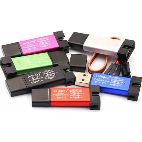 STC MCU automatic download line device USB to TTL free manual cold start programmer STCISP download