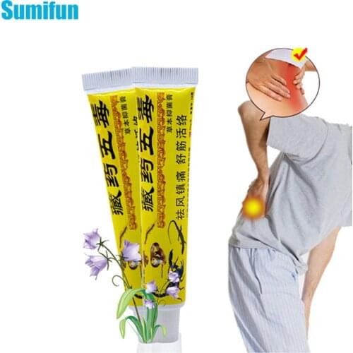 Sumifun Scorpion Venom Pain Relief Herbal Ointment Muscle Ache Knee Back Rheumatism Arthritis Analgesic Cream P1074
