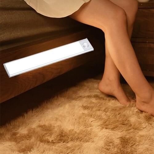 LED Lamp Motion Sensor Night Light Bedroom Closet Light Wardrobe Lights USB Recharging Cabinet Lights Closet Lights for Bathroom