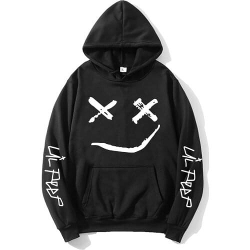 Lil Peep Hoodies Love lil.peep men Sweatshirts Hooded Pullover sweatershirts male/Women sudaderas cry baby hood hoddie S