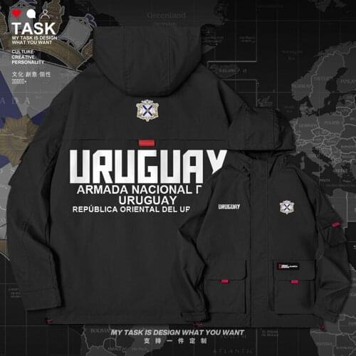 Uruguay Uruguayan URY men jacket hooded Navy logo army fan fashion new chaquetas hombre casual long sleeve mens clothes autumn