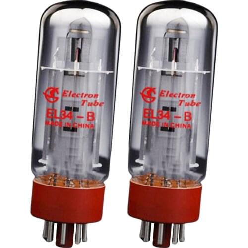 2pcs 8-Pin HIFI EL34B Amplifier Vacuum Electron Tube Tested Well Audio Accs