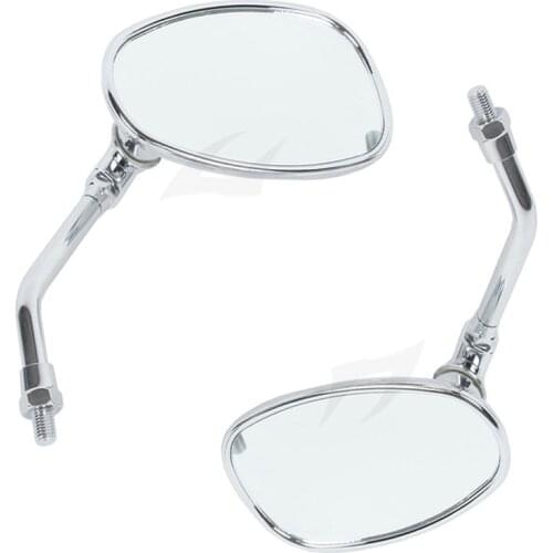 2PCS Chrome Mirrors 10MM Right thread For Suzuki Boulevard C50 M50 S40 M109R S50 C90T