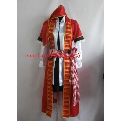 2016 APH Axis Power Hetalia Britain UK England Pirate Cosplay Party Costume Sex Reversed Rosa Costume