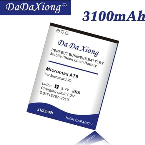 Da Da Xiong 3100mAh Micromax A79 Battery for Micromax A79 phone battery