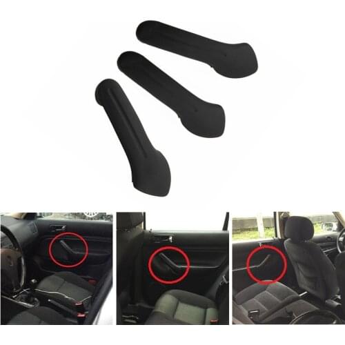 Car Interior Accessories Black Front Rear Right&Left Door Pull Grab Handle Trim Cover For Bora Golf 4 MK4 1J0867172A 1J0867171A