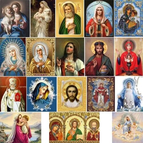 Russia Religion Diamond Painting 5D Full Drill Rhinestone Embroidery Picture Mosaic Wall Decor