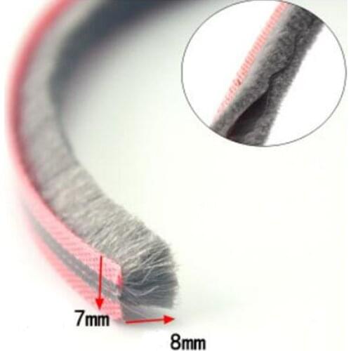 Aluminum sliding door window brush seal dustproof strip weatherstripping draught excluder