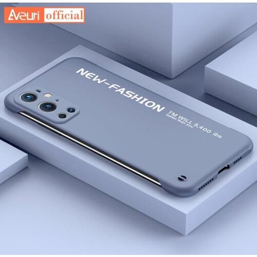 Frameless PC Hard Phone Case For OnePlus 7T 8T 8 9 Pro Luxury Matte Back Cover Case For One Plus OnePlus 8 9 Pro 7T Pro Coque
