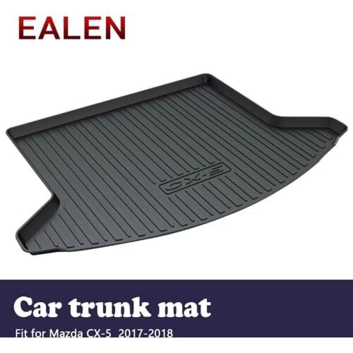 EALEN For Mazda CX-5 KF 2017 2018 Styling Boot Liner Waterproof carpet Anti-slip mat Accessories 1Set Car Cargo rear trunk mat