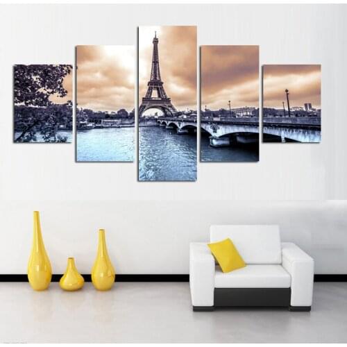 HD Printed The European cities construction scenery canvas Painting room decor print poster Modular wall Picture DT-019