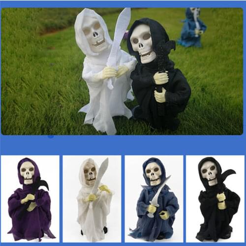 Halloween Horror Electric Luminous Dancing Ghost Doll Scary Bar Haunted House Halloween Decoration Props Childrens Toys U3