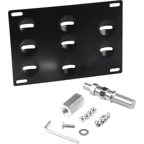 Bumper Tow Hook License Plate Mount Bracket For Mazda 3 Mazda6 CX5 MX5 Miata Alloy Front Bumper Bars Hook License