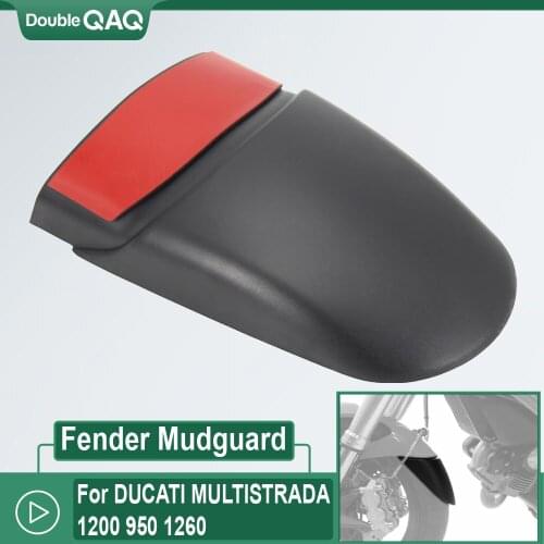 Motorcycle For DUCATI MULTISTRADA 1200 950 1260 Front Fender Mudguard Rear Extender Extension